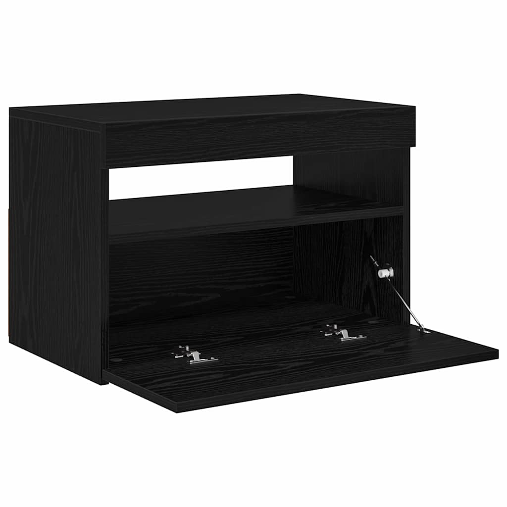 TV Cabinet Black 60 x 35 x 40 cm Engineered wood